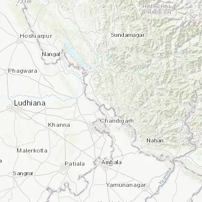 Map showing location of Baddi (30.957830, 76.791360)