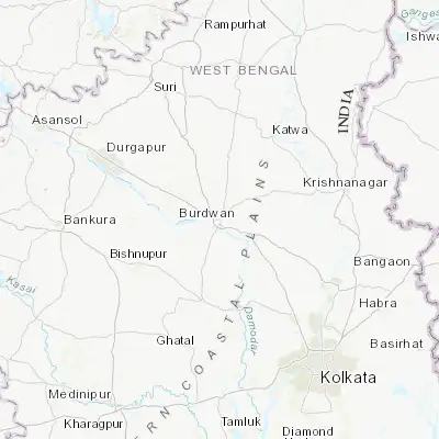 Map showing location of Barddhamān (23.255720, 87.856910)