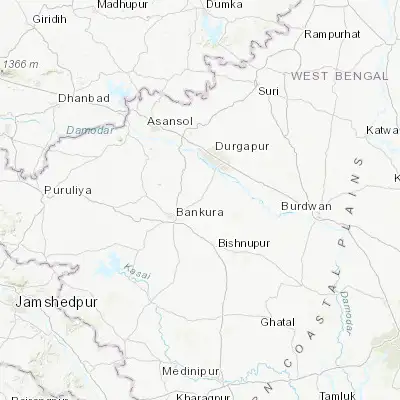 Map showing location of Beliātor (23.320520, 87.220810)