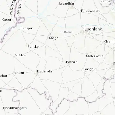 Map showing location of Bhadaur (30.476510, 75.330490)