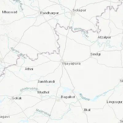 Map showing location of Bijapur (16.824420, 75.715370)