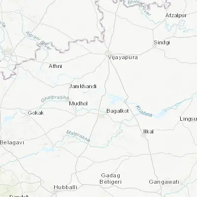 Map showing location of Bilgi (16.347140, 75.618040)