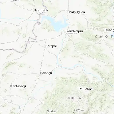 Map showing location of Binka (21.026260, 83.811970)