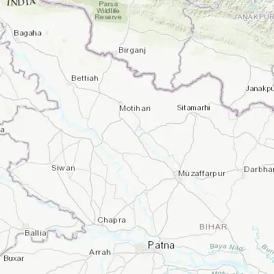 Map showing location of Chākia (26.415980, 85.046650)