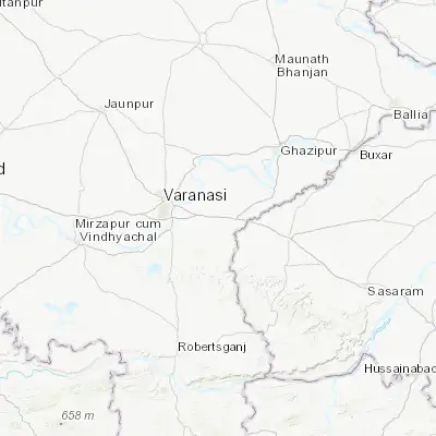 Map showing location of Chandauli (25.258030, 83.268250)