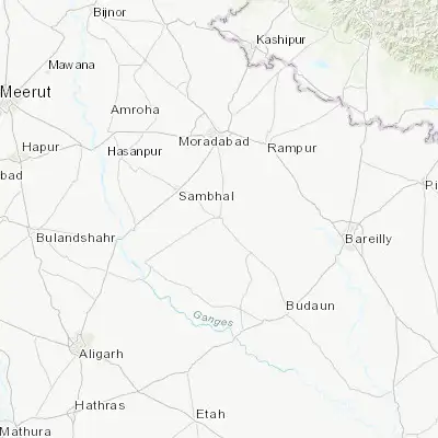 Map showing location of Chanduasi (28.451780, 78.782770)
