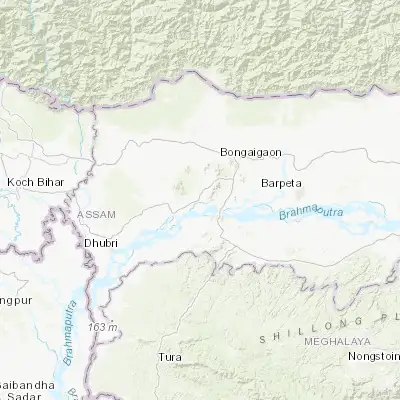 Map showing location of Chāpar (26.272660, 90.445560)