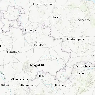 Map showing location of Chintāmani (13.400510, 78.051720)
