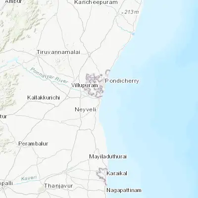 Map showing location of Cuddalore (11.756170, 79.766930)
