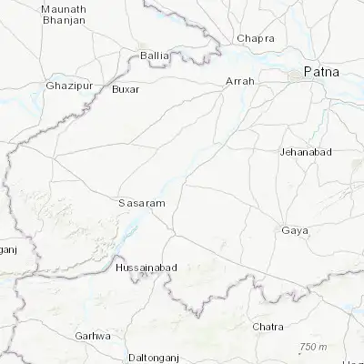 Map showing location of Daudnagar (25.034730, 84.400950)