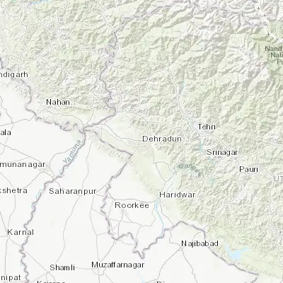 Map showing location of Dehra Dūn (30.324430, 78.033920)