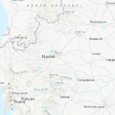 Map showing location of Deolāli (19.944040, 73.834410)