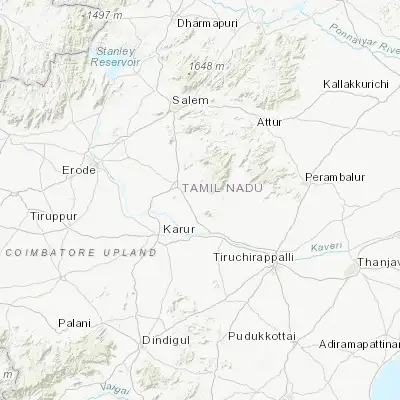Map showing location of Erumaippatti (11.146710, 78.289960)