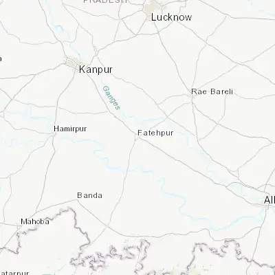 Map showing location of Fatehpur (25.927740, 80.812660)