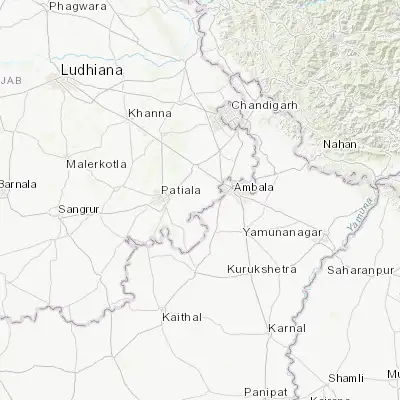 Map showing location of Ghanaur (30.330920, 76.612030)