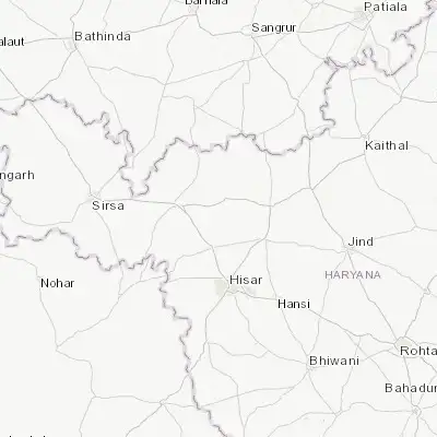 Map showing location of Gorakhpur (29.447680, 75.672060)