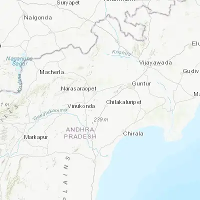 Map showing location of Govindapuram (16.154770, 80.102790)