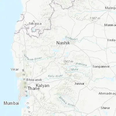 Map showing location of Igatpuri (19.695220, 73.562600)