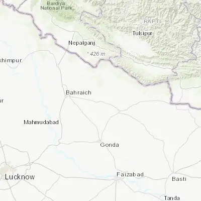 Map showing location of Ikauna (27.530970, 81.969170)