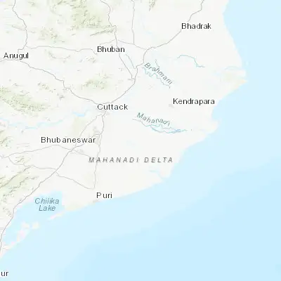 Map showing location of Jagatsinghapur (20.255700, 86.171120)