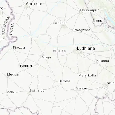 Map showing location of Jagraon (30.787830, 75.473910)