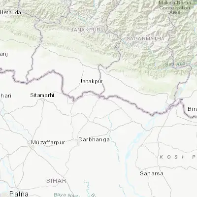 Map showing location of Jainagar (26.590480, 86.137910)