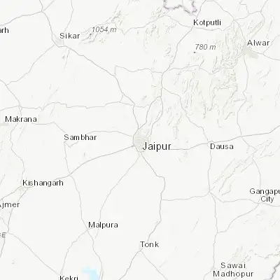 Map showing location of Jaipur (26.919620, 75.787810)