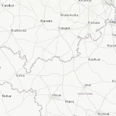 Map showing location of Jākhal (29.796270, 75.823920)