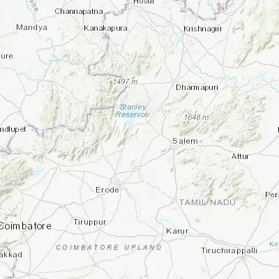 Map showing location of Jalakandapuram (11.697790, 77.872980)