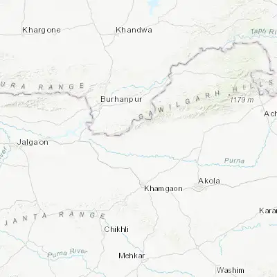 Map showing location of Jalgaon Jamod (21.051940, 76.534640)
