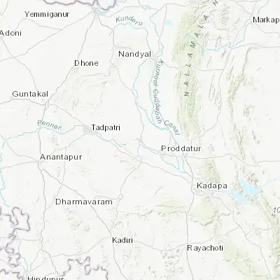 Map showing location of Jammalamadugu (14.846770, 78.383140)