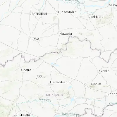 Map showing location of Jhumri Telaiya (24.434900, 85.529510)