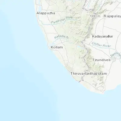 Map showing location of Kadakkavoor (8.679210, 76.767140)