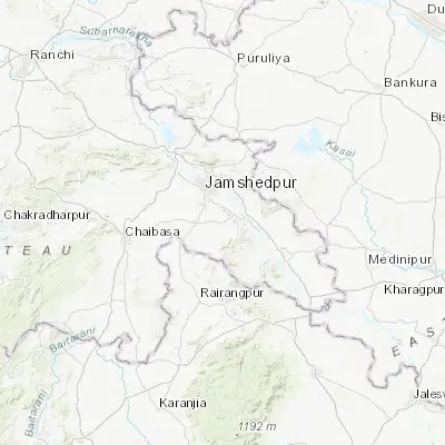 Map showing location of Kālikāpur (22.616620, 86.288100)