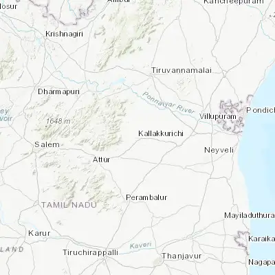Map showing location of Kallakkurichchi (11.740400, 78.959000)