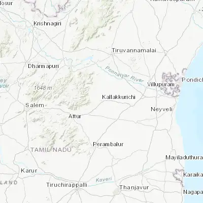 Map showing location of Kallakurichi (11.733790, 78.959250)