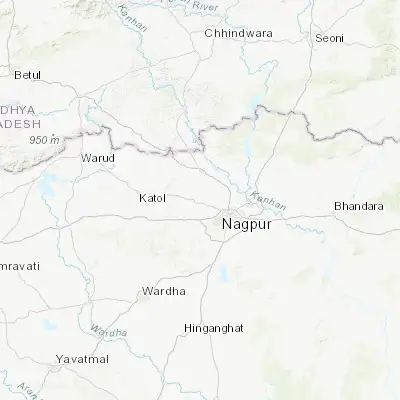 Map showing location of Kalmeshwar (21.232190, 78.919880)