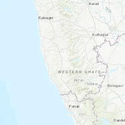 Map showing location of Kankauli (16.266090, 73.712170)