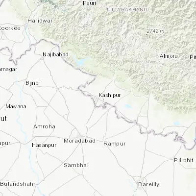 Map showing location of Kashipur (29.213990, 78.956930)