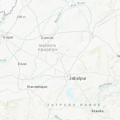 Map showing location of Katangi (23.441240, 79.796210)