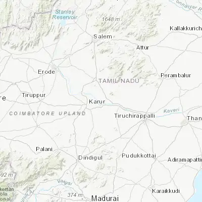Map showing location of Kāttupputtūr (10.993850, 78.219290)