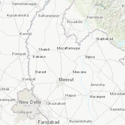 Map showing location of Khatauli (29.278440, 77.733020)