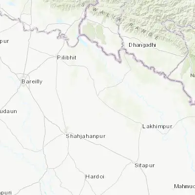 Map showing location of Khūtār (28.203070, 80.270460)