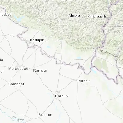 Map showing location of Kichha (28.911540, 79.520090)