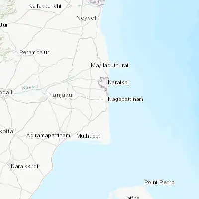 Map showing location of Kilvelur (10.767210, 79.741860)