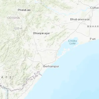 Map showing location of Kodala (19.624250, 84.940750)