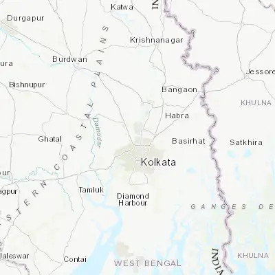 Map showing location of Konnagar (22.705080, 88.344460)