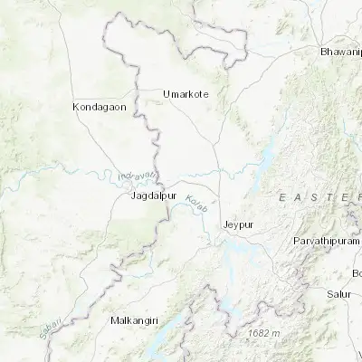 Map showing location of Kotapārh (19.142560, 82.325360)