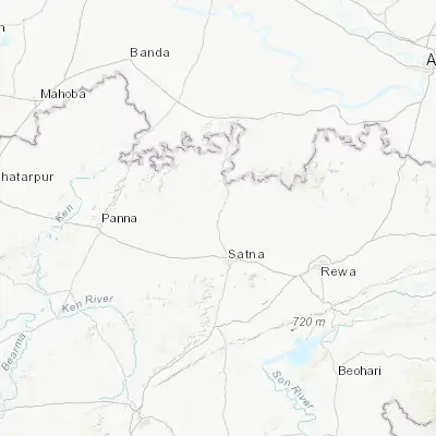 Map showing location of Kothi (24.752600, 80.777510)