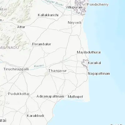 Map showing location of Kumbakonam (10.962090, 79.391240)